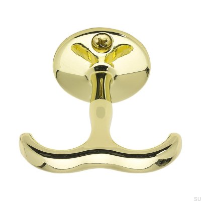Cabide de parede Siljan Gold polido