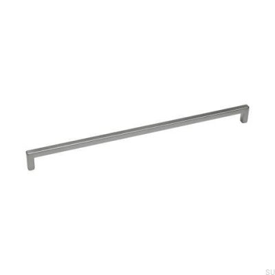 Puxador alongado 0143 492 Prata Escovado (aspecto inox)