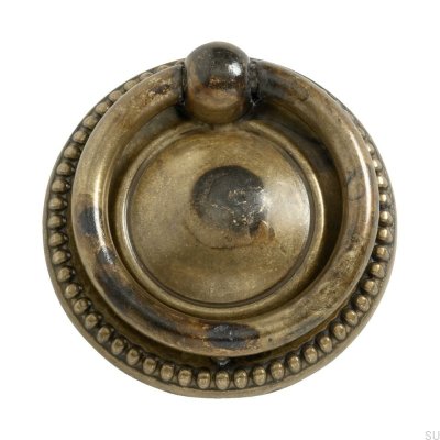 Puxador redondo para móveis Anel 106 41 Bronze antigo