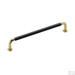 330767--Uchwyt-meblowy-podłużny-1353-192-Mosiężny-Czarna-Skóra-Beslag-Design-Skandynawskie-Uchwyty_2