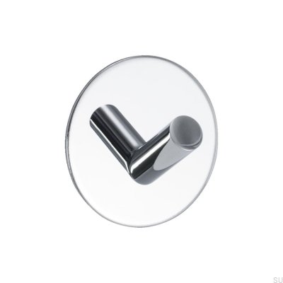 Base 100-1 suporte de parede cromo polido