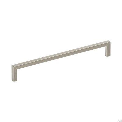 Puxador de móvel longo Soft 192 Brushed prata