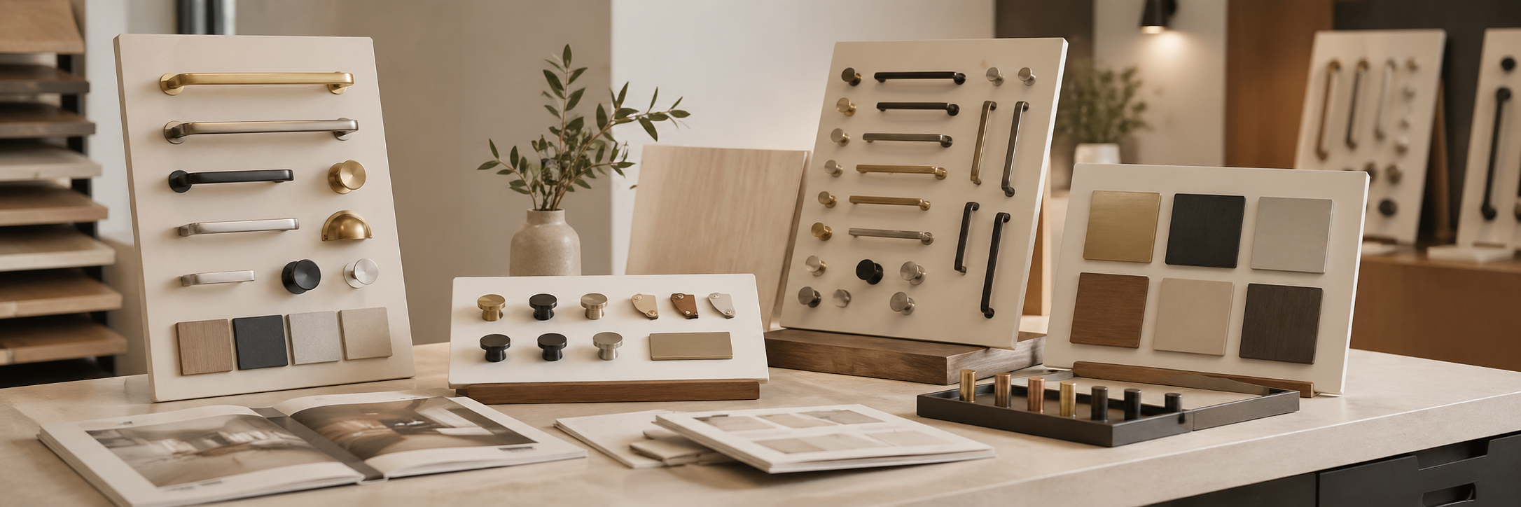 Expositores e amostras Scandinavian Handles