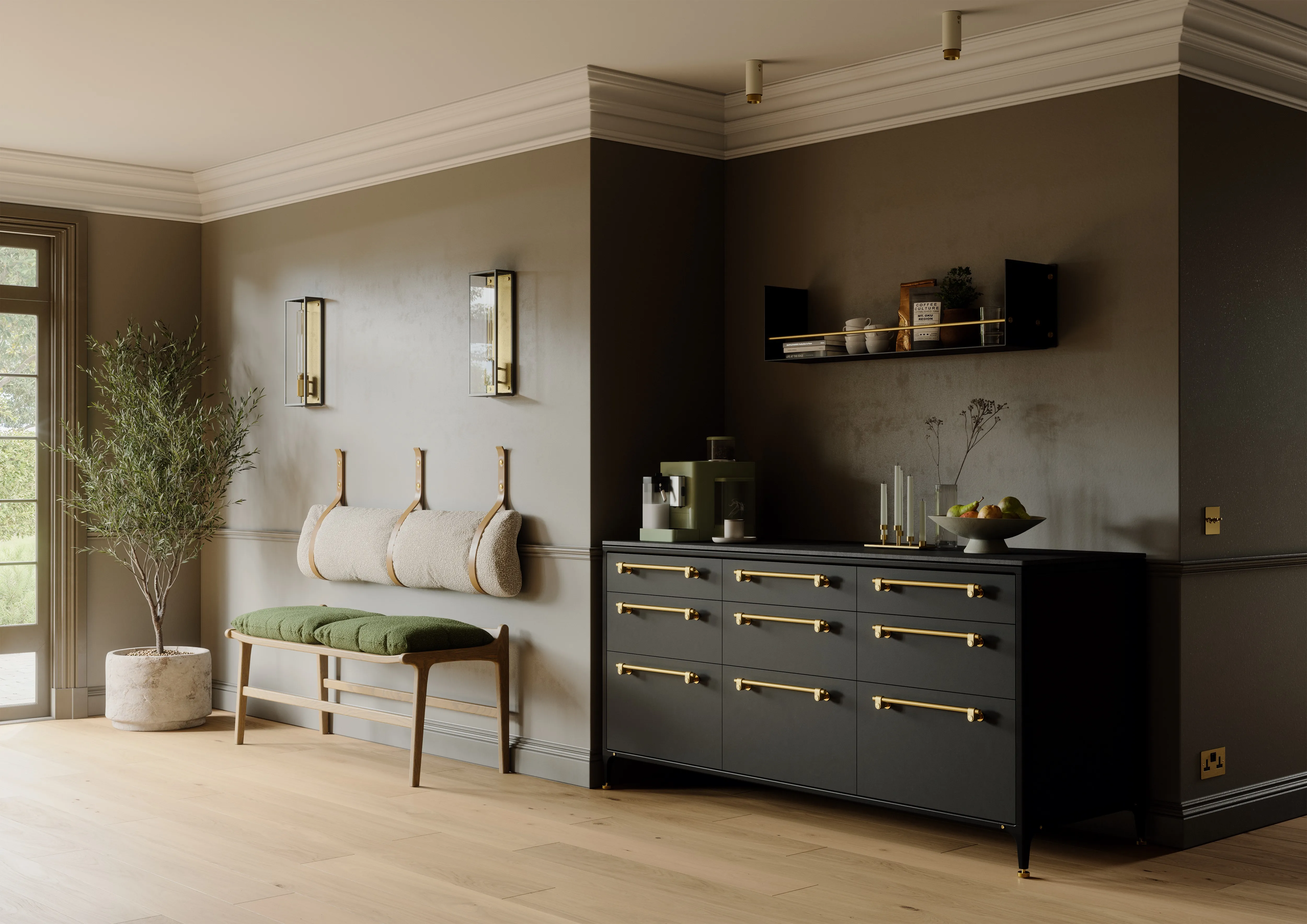 Decoração de interior com puxadores e acessórios Skandynawskie Uchwyty